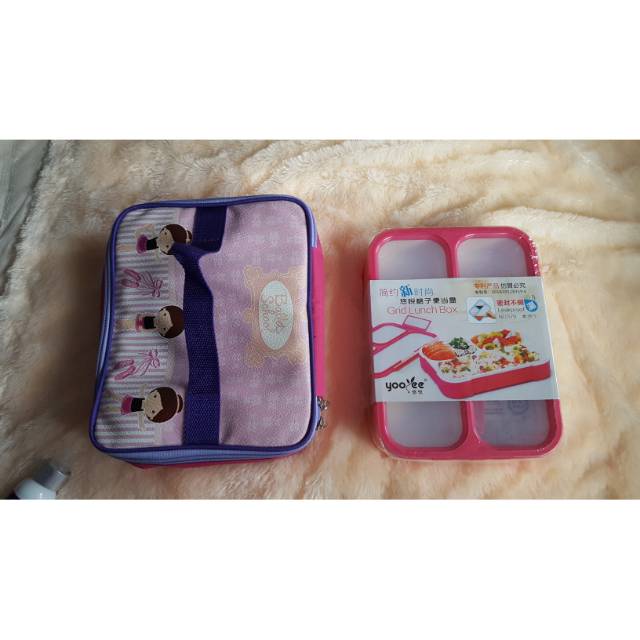 

[ FREE STIKER NAMA]PAKET HEMAT LUNCHSET PRINTING