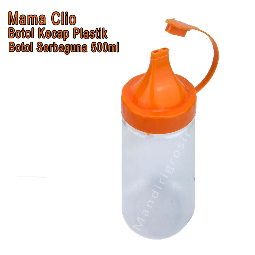 Botol Kecap plastik *Mama Clio * Hijau 1044 * 500ml