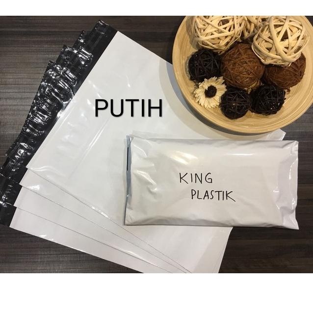 

Recomended.. x60cm PUTIH Polymailer Amplop Plastik 100pcs
