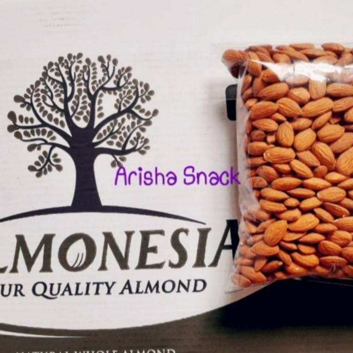 Jual Bisa Cod Kacang Almond Panggang Kupas Tanpa Garam Blue Diamond Roasted Gram Kacang