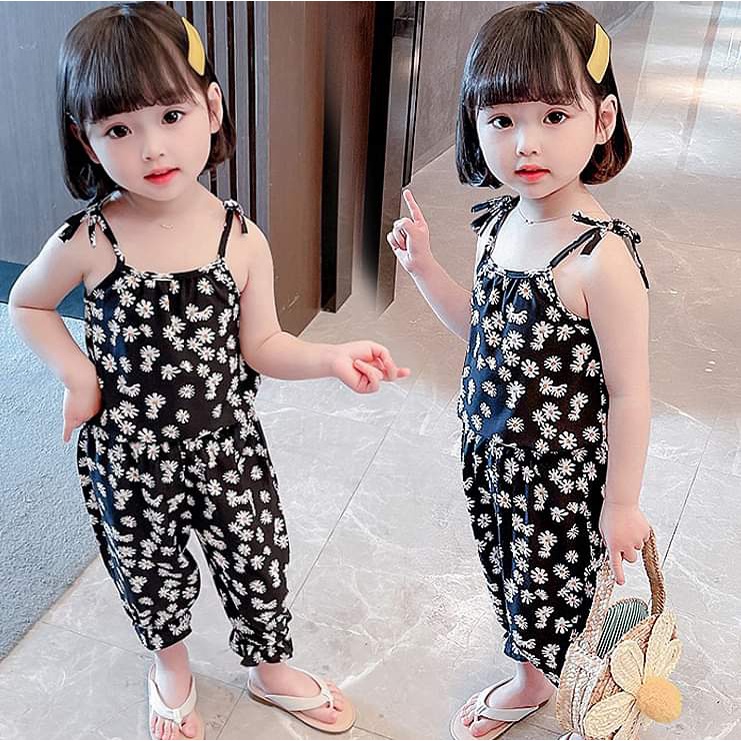 Setelan Tank Top Anak Perempuan Lucu