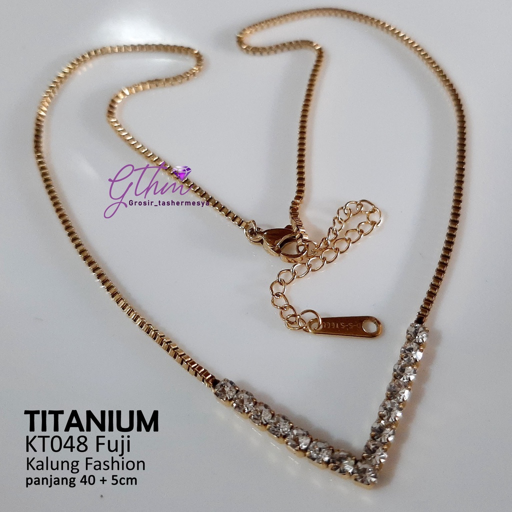 kalung FUJI titanium kt048 anti karat