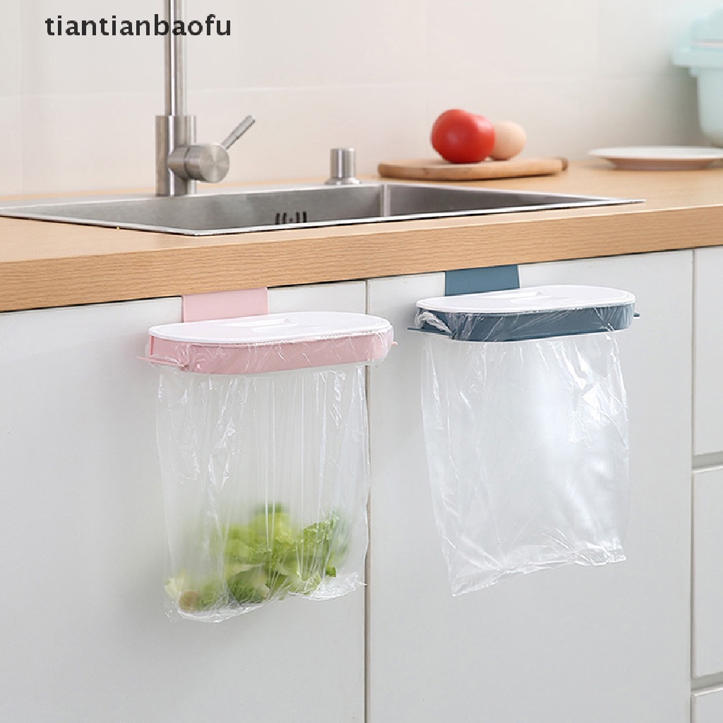 Rak Holder Penyimpanan Kantong Sampah Model Gantung Untuk Pintu Kabinet Dapur