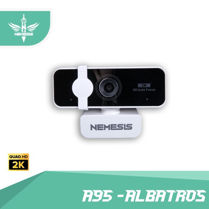 Webcam NYK A95 Albatros Quad HD 2K Resolution - Gaming - Garansi Resmi