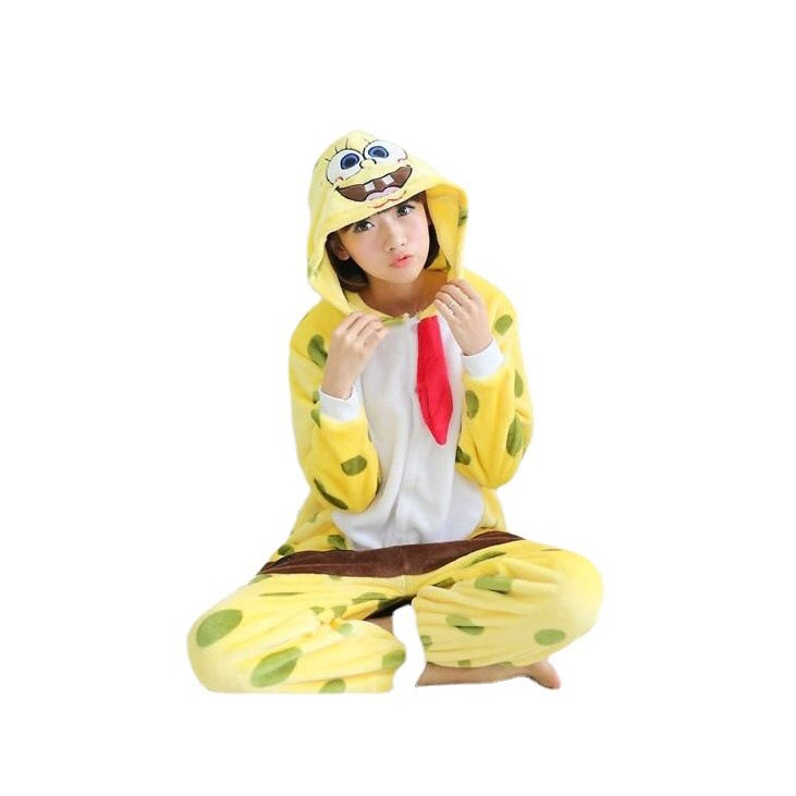 KOSTUM SPONGEBOB SQUAREPANTS PATRICK ONESIE PIYAMA COSPLAY BAJU TIDUR