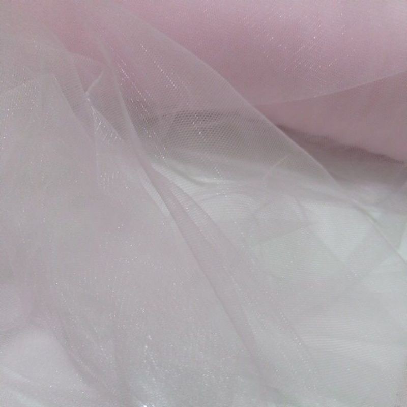 TILE POLOS / TULLE POLOS / SOFT TULLE-Baby pink