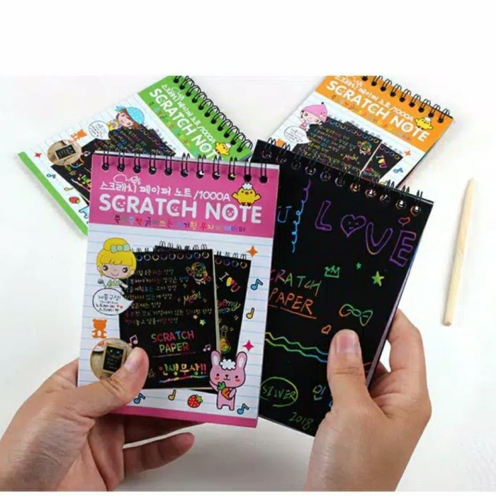 

Sketsagambar- Scratch Note Magic Book / Buku Gambar Magic Book -Buku-Gambar-Sketsa.