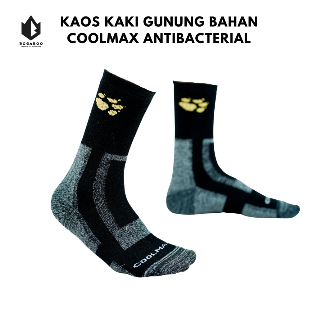 Bisa COD Kaos Kaki Gunung - Kaos Kaki Bahan Coolmax - Kaos Kaki Tebal - kaos kaki quickdry - kaos kaki outdoor antibacterial