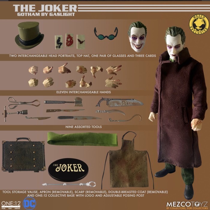 Mezco One:12 The Joker Gotham by Gaslight - Deluxe Edition