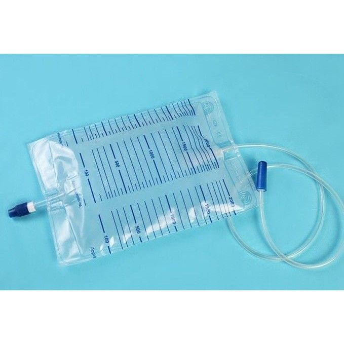 Urine Bag model PUSH PULL 2000ml / Kantong Urine / Kantong Kencing