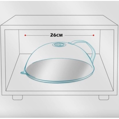 COVER Penutup Piring Makanan panas Bisa Microwave tebal Tudung Saji