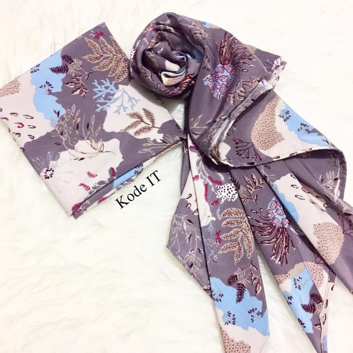 Hijab Instan Jilbab Segitiga Ir/Ip/It/Is Hitam Ir Murah Muslim TBEB3546