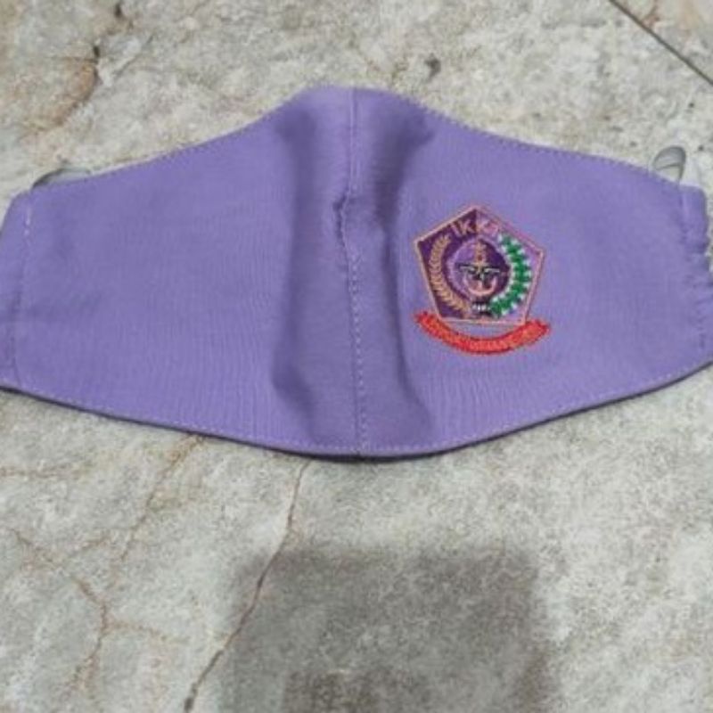 Masker IKKT bahan Lapidus Logo bordir