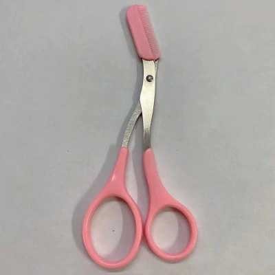 Gunting Cukur Alis Mata Eyebrow Trimmer Scissor Comb