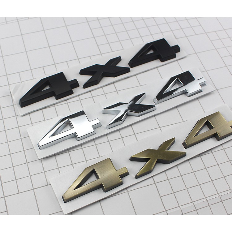 1pc Stiker Emblem Metal 4x4 Limited Edition Untuk Bagasi Belakang JEEP Ford