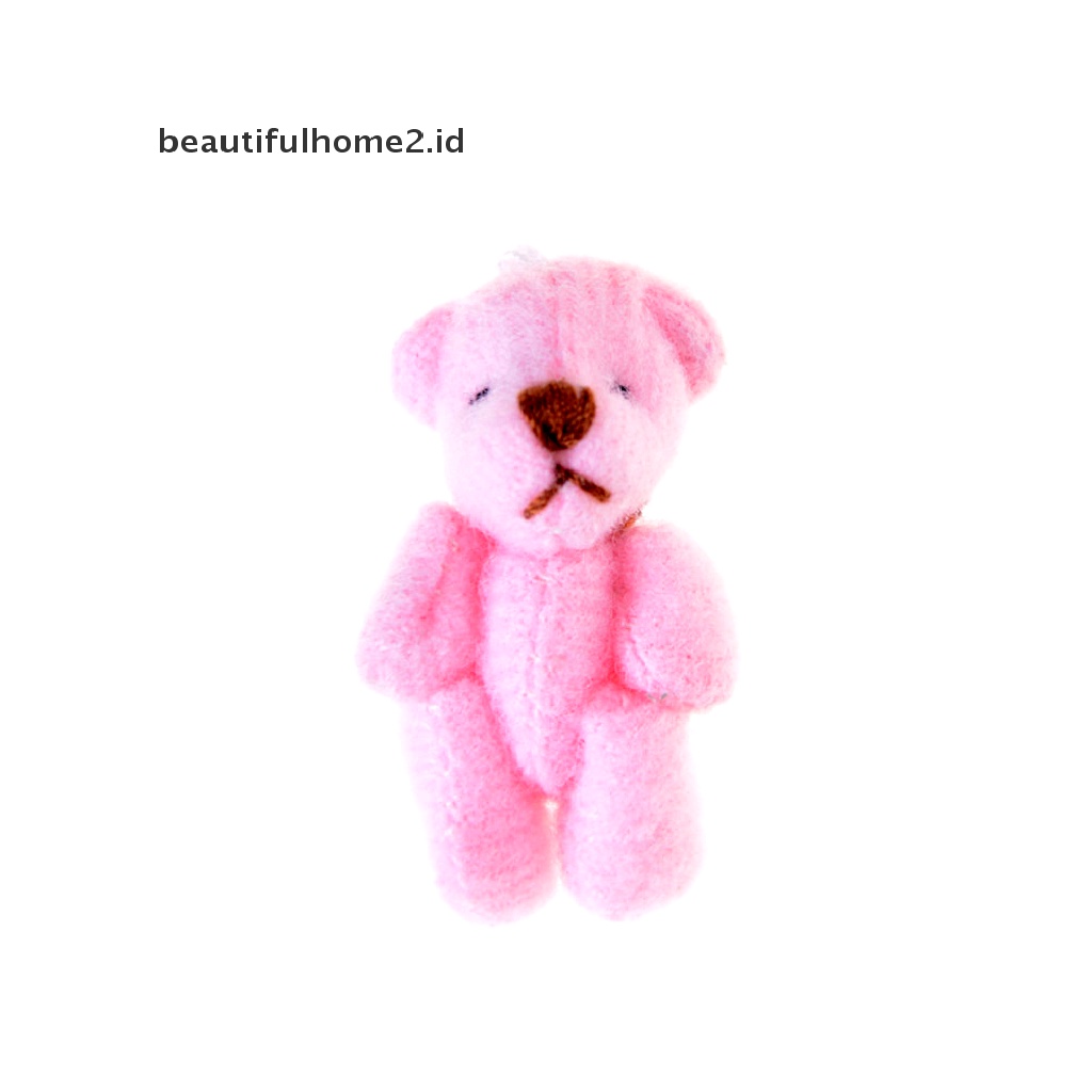 (Beautifulhome2) Buku Literatur Bahasa MandarinId 1pc Boneka Plush Beruang Ukuran 3.5cm