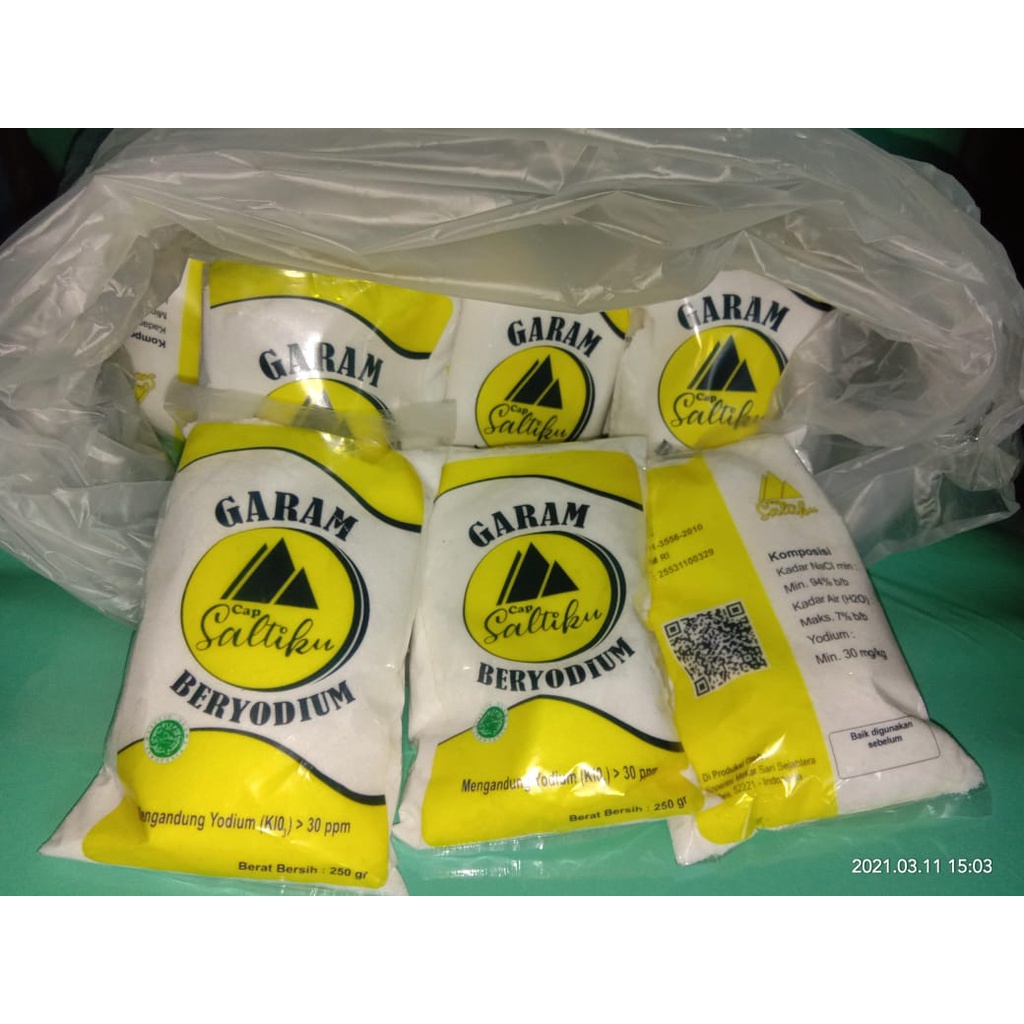

Garam Saltiku Kwalitas Premium 250 Gram