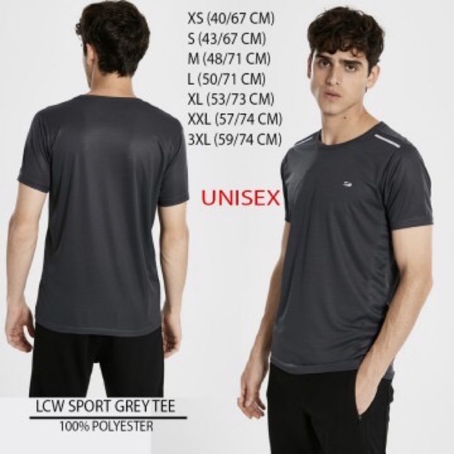 Baju sport unisex (LCW Sport Tee)