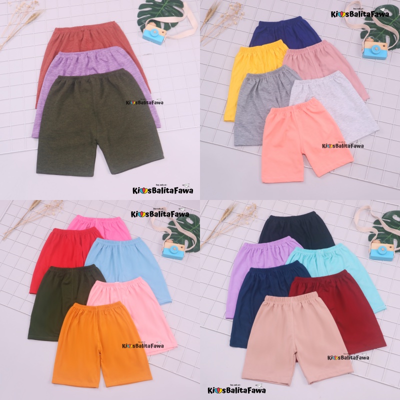 Celana Short Anak 4-12 Tahun / Model Celana Ketat Dalaman Rok Sekolah Short Pants Bahan Adem Murah babycinnamon