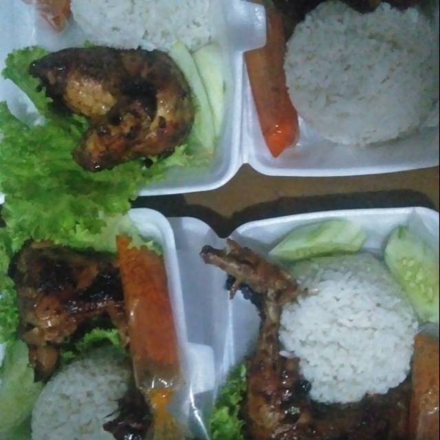 Ayam bakar, ayam geprek