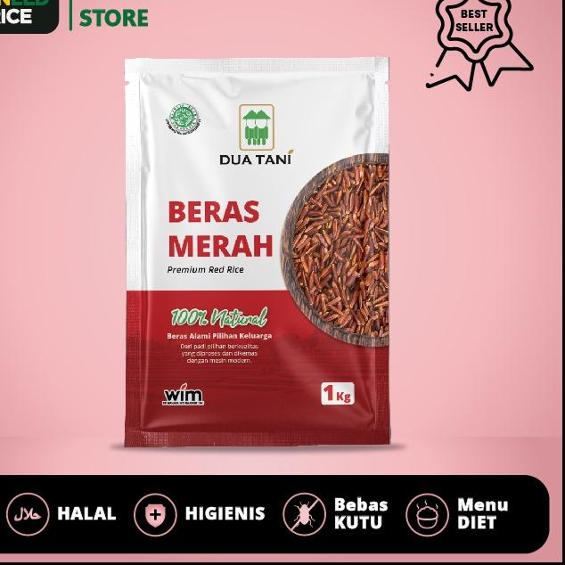 

Kekinian - Beras Merah Dua Tani 1kg -HALAL Cocok Untuk Diet dan Kualitas terjamin ン