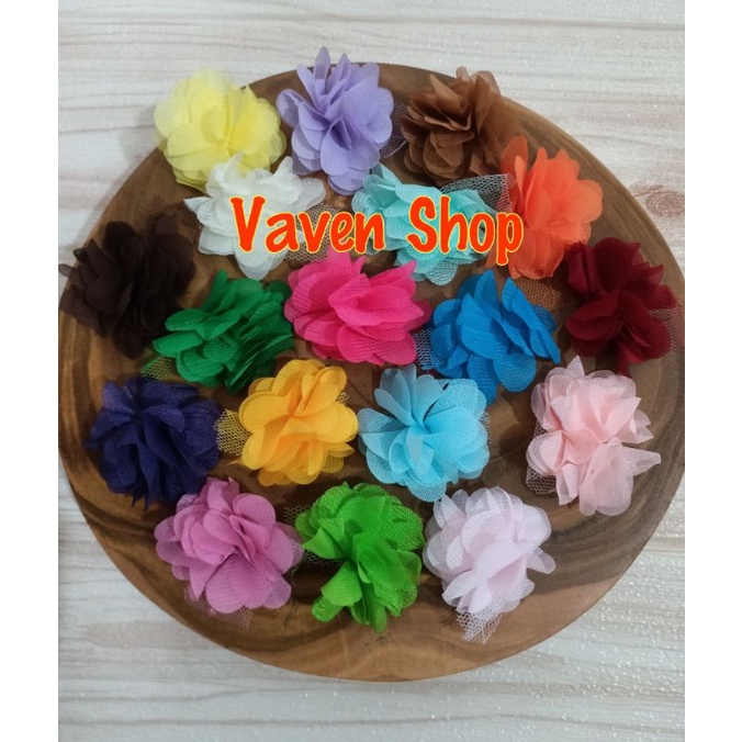 Renda Bunga Frill per 10 pcs bunga