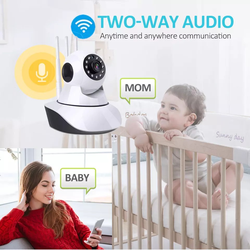 Smart Ip Camera CCTV Infrared - Kamera CCTV Wifi 3 Antena