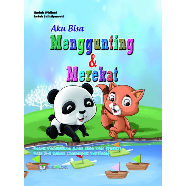 BUKU ANAK TK MENGGUNTING MEREKAT