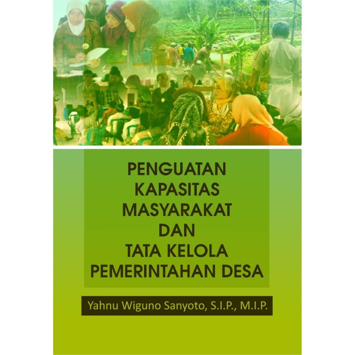 Jual Buku Penguatan Kapasitas Masyarakat Dan Tata Kelola Pemerintahan ...