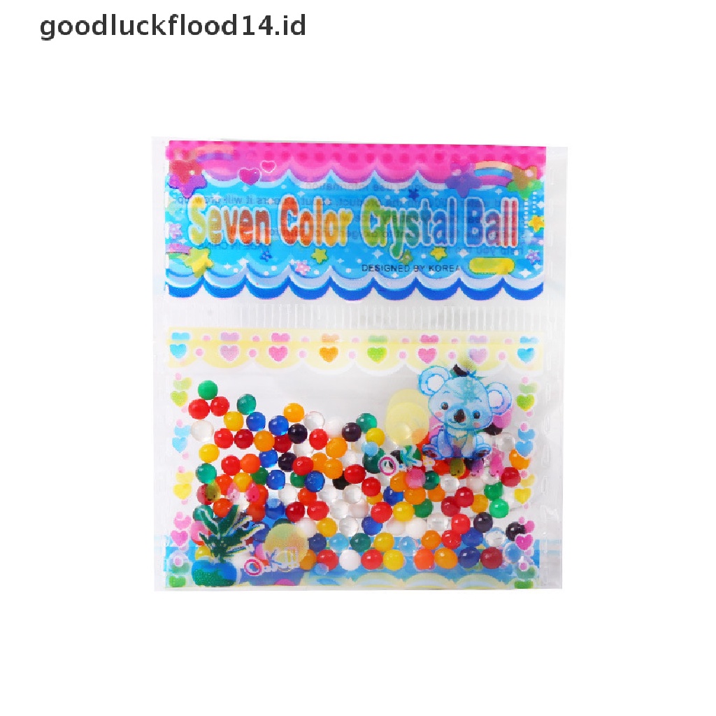 [OOID] 100 PCS Bubble Beads Water-absorbing Beads Crystal Mud Ocean Baby  Toys Colorful ID