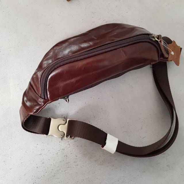Tas pinggang Pria Wanita Dompet Hp Kecil  KULIT ASLI-ISHIYA GERMANIC-