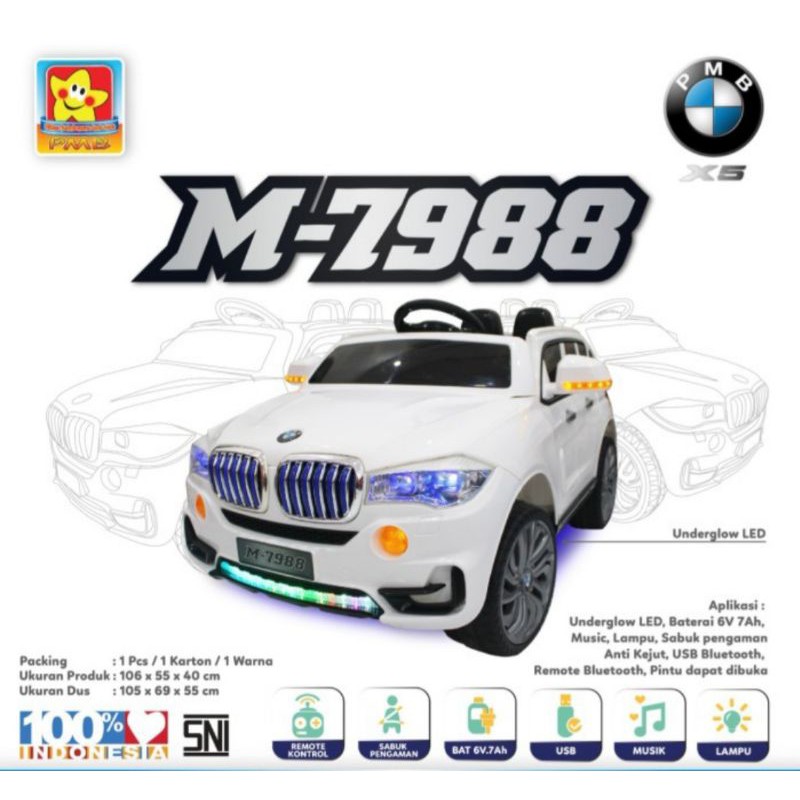 Mainan mobil aki anak PMB M-7988