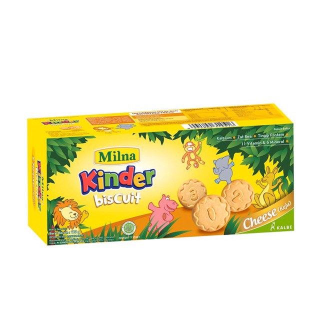 Milna Kinder (Toddler) Biscuit 12m+ (Tersedia varian rasa)