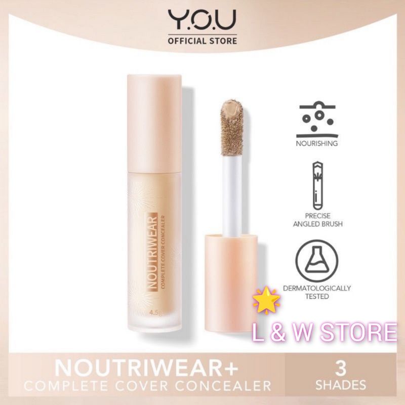 You Noutriwear+Complete Cover Concealer 4,5 gr