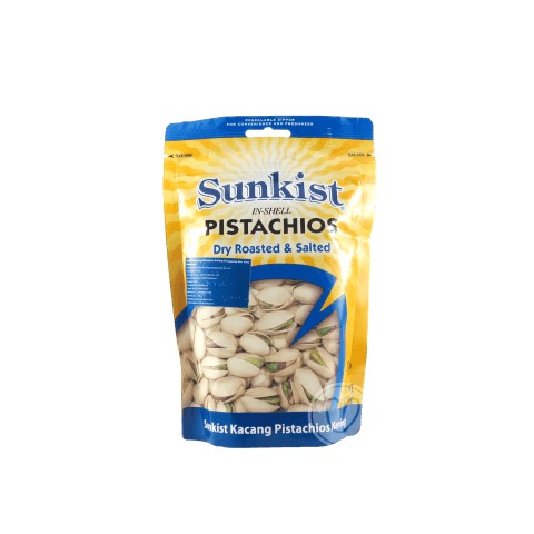 

Kacang Pistachios Dry Roasted & Salted Sunkist 150 gr