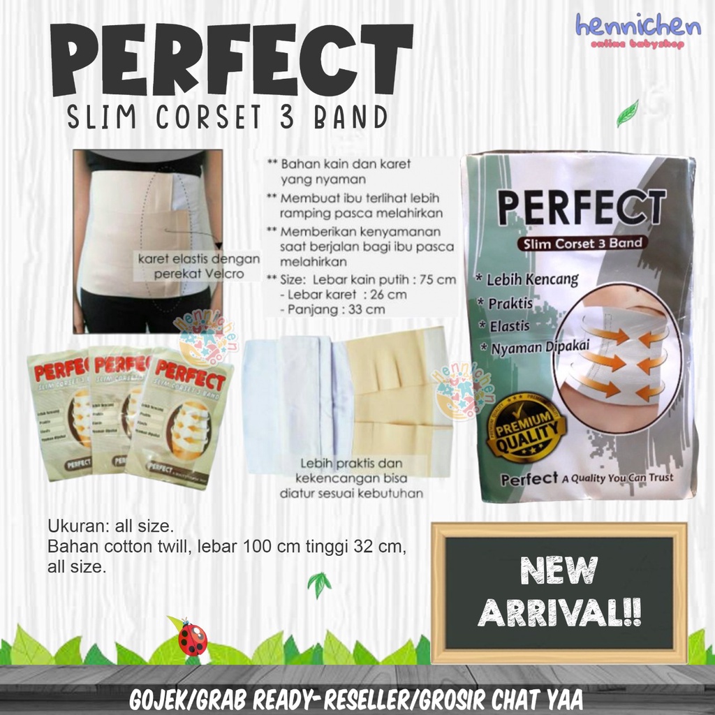 korset Gurita Ibu Setelah Melahirkan Perfect Slim Corset 3 Band