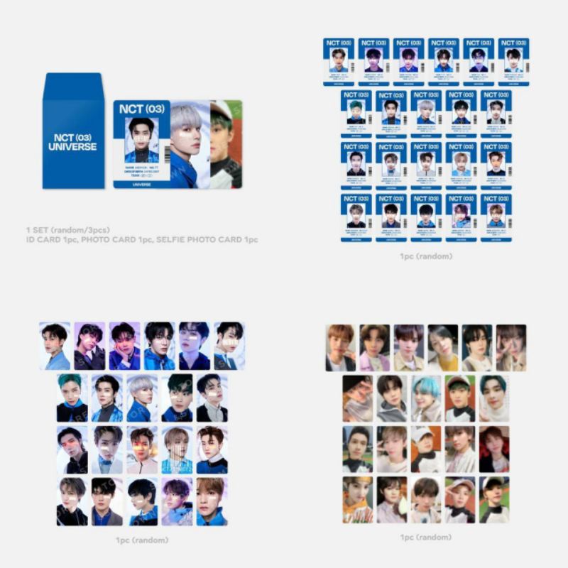 NCT Universe ID Card & Photocard Set Official