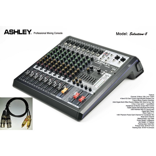 MIXER AUDIO ASHLEY SELECTION8