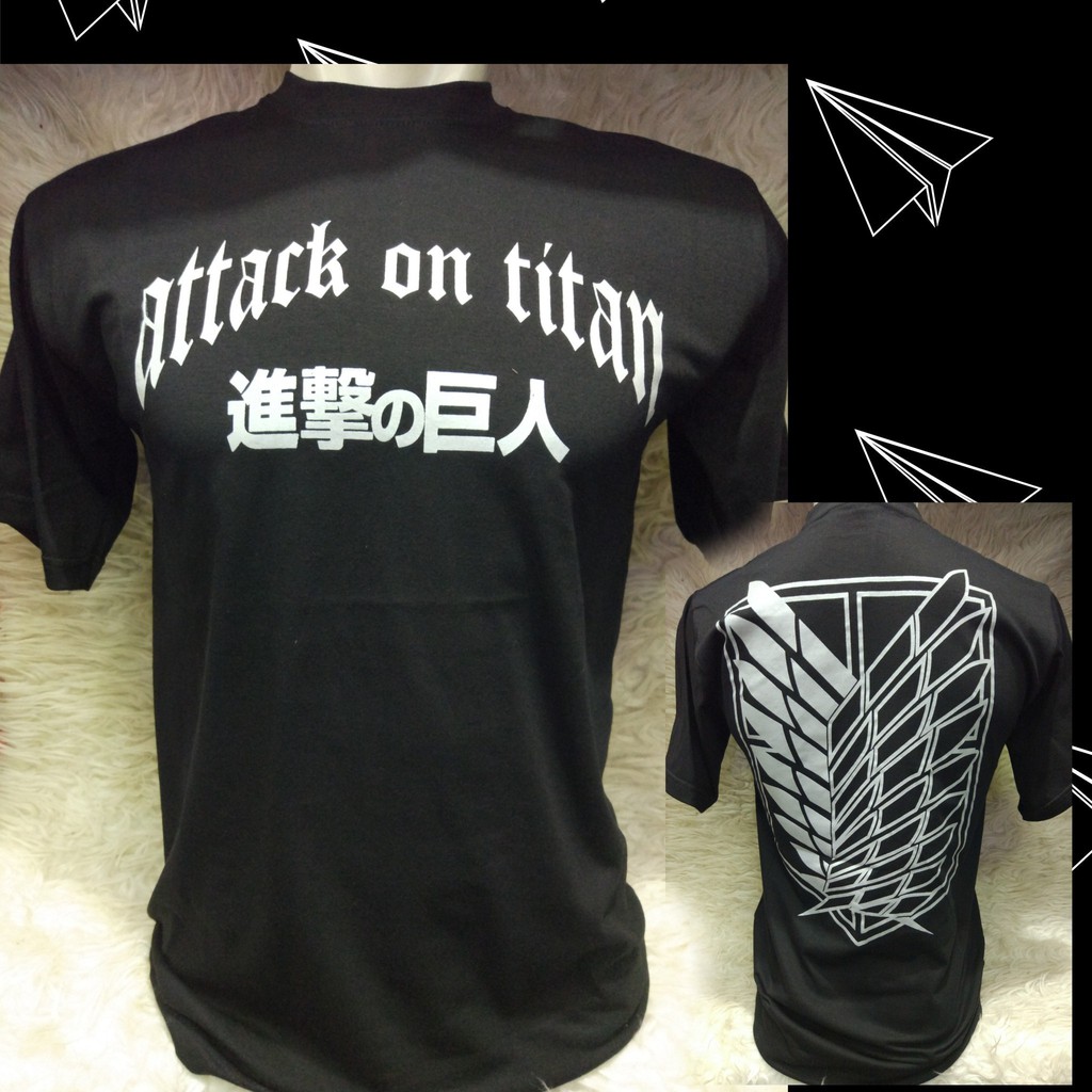 Baju anime - Kaos Anime Attack On Tittan AOT 02