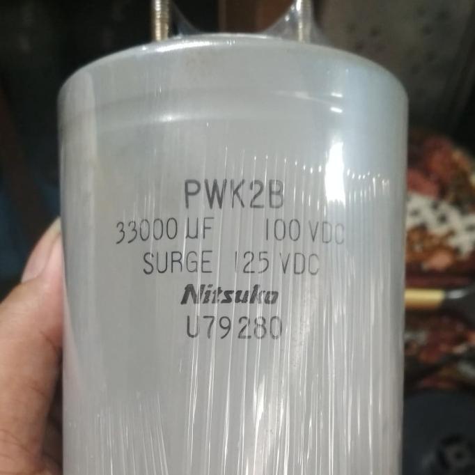 Elco 33000 uF 100 Volt Nitsuka Ori Japan laze71 Diminati Banget