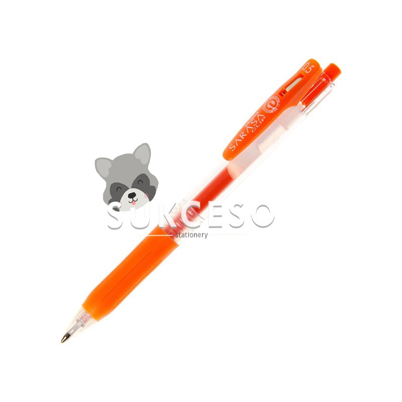 

Zebra Sarasa Clip 0,5mm RED ORANGE / Pulpen Zebra Sarasa Murah Berkualitas