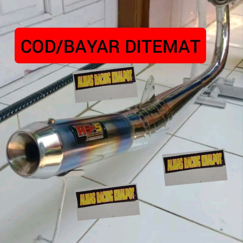 Knalpot Rx King standar Racing Thailand Crum Blue Knalpot RX King SR Thailand  Knalpot RX King Suara