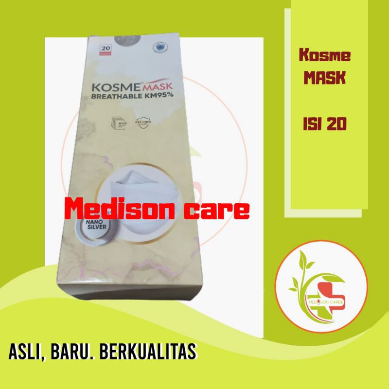 kosme mask kosmemask masker 4ply earloop | kn 95% isi 20