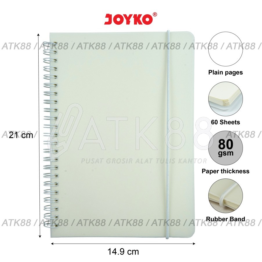 

Notebook Ring A5 Joyko NB-700-Plain