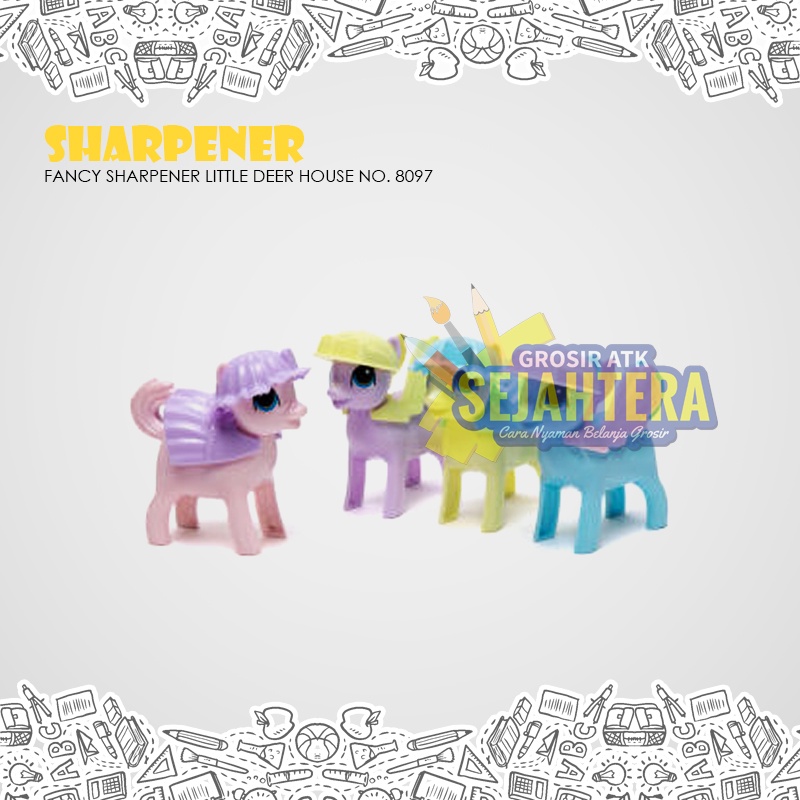 

[PCS] SHARPENER / RAUTAN LITTLE DEER HOUSE NO. 8097 / RAUTAN LITTLE PONNY*