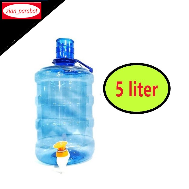 Galon Air Kecil 5 Liter dengan keran