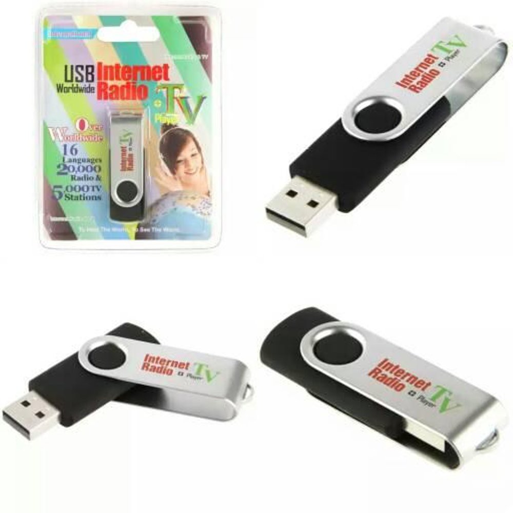 USB Worldwide Internet Radio & TV Player Plug & Play  lop6005