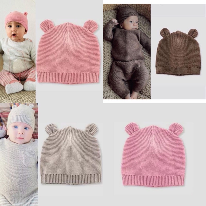 Topi bayi rajut crtr//topi bayi rajut bayi laki laki /perempuan