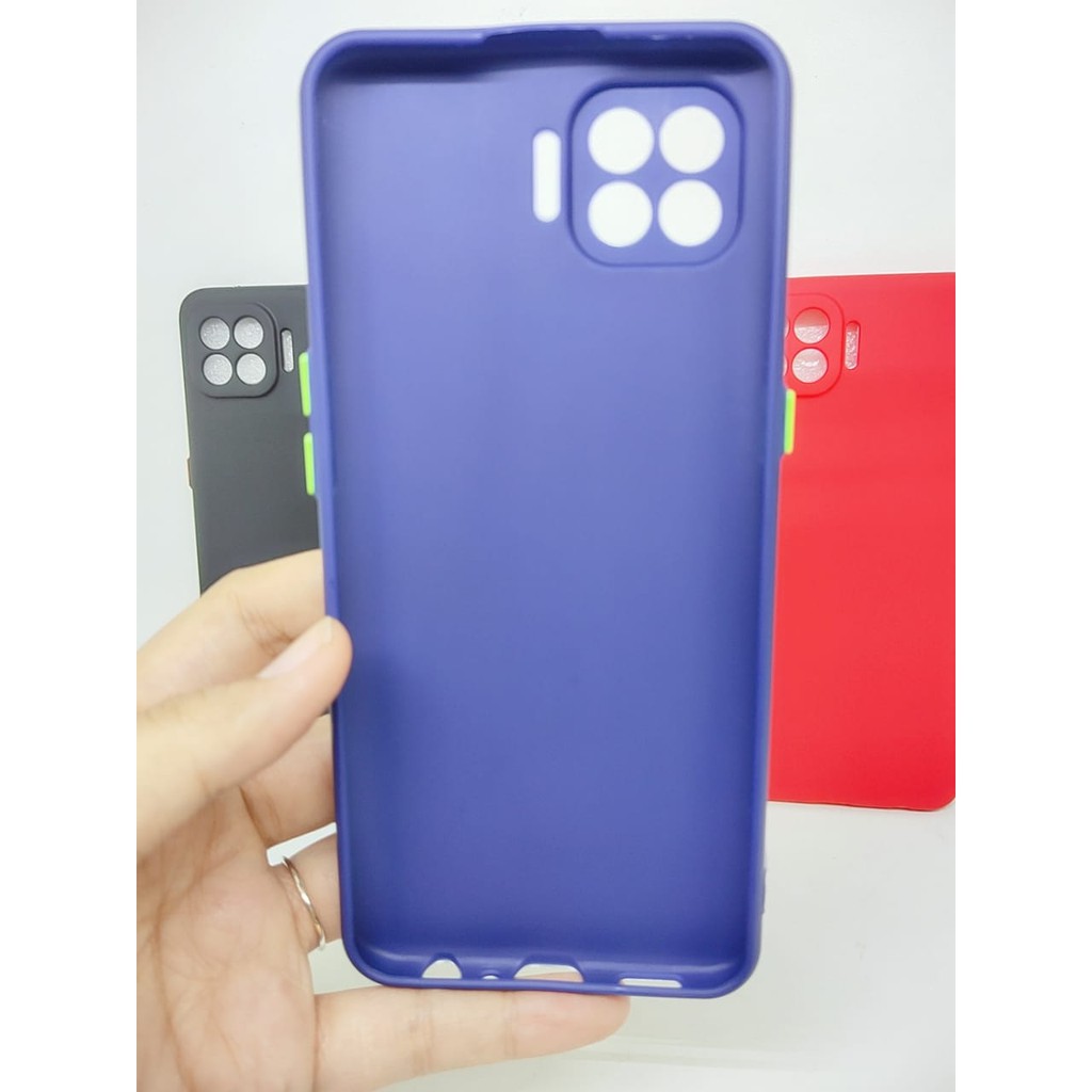 TPU CandyOppo RENO4 F 6.43 inch SoftCase Macaron F17 PRO Protection Camera Tombol Warna