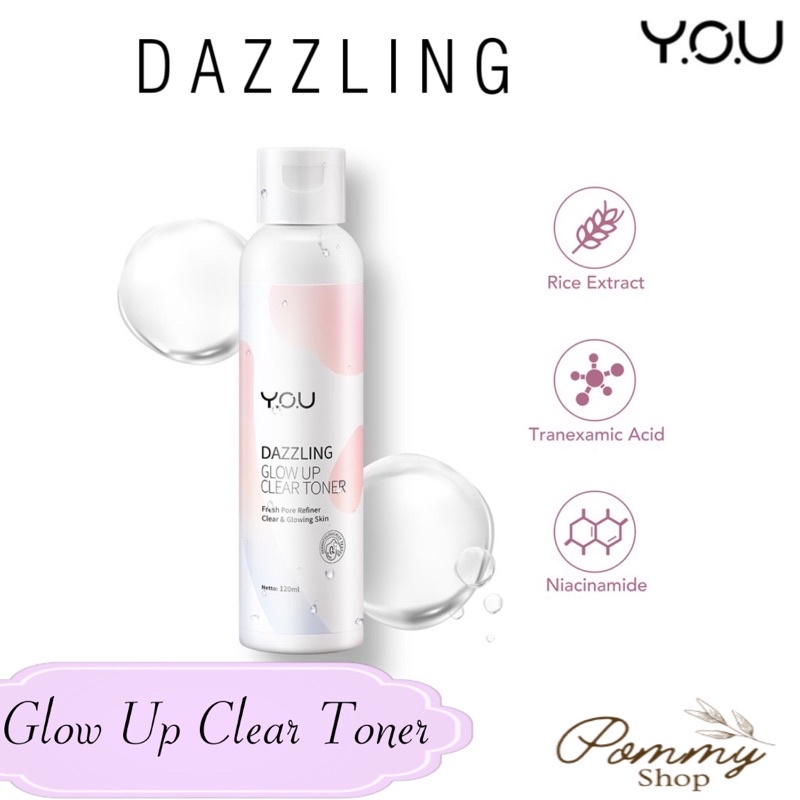 Kosmetik You Dazzling Glow Up Clear Toner
